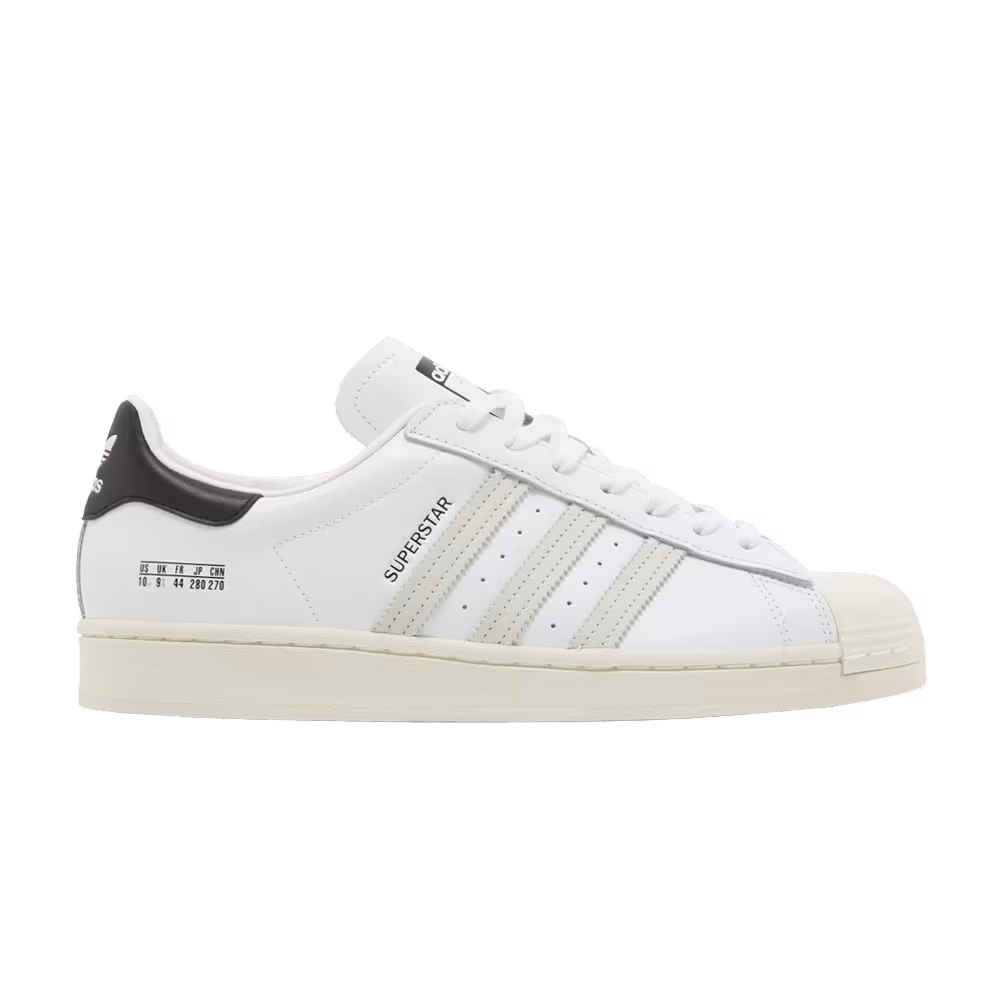 Adidas Superstar Size Tag - Cloud White