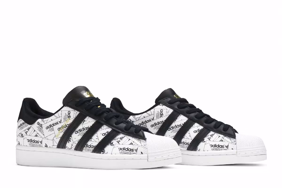 adidas Superstar Label Collage, view 9