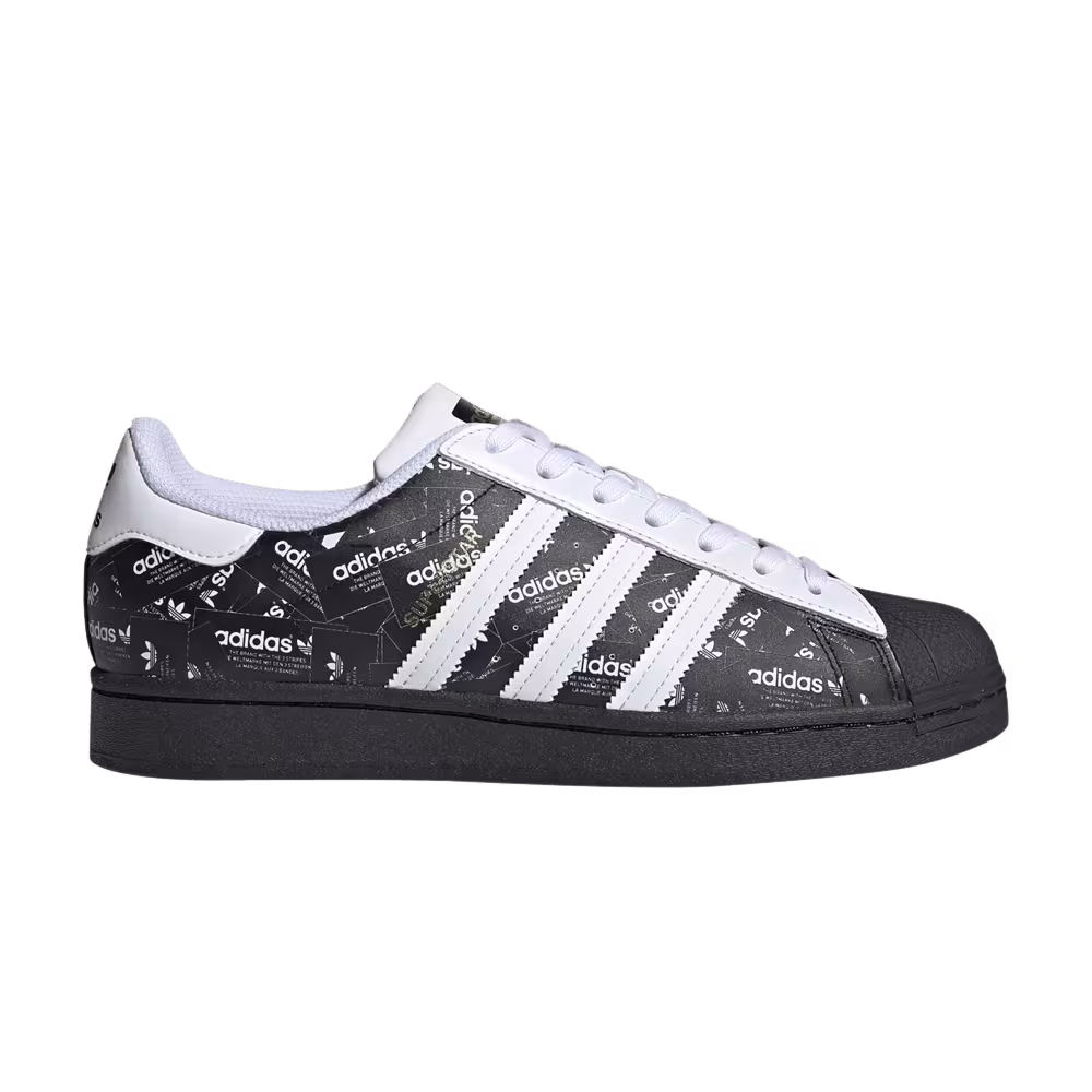 Adidas Superstar All Over Print - Black