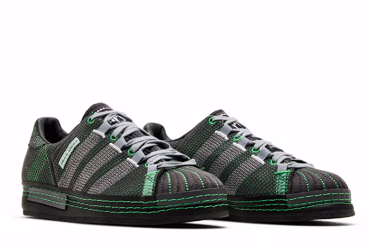 Craig Green x adidas Superstar Utility Black Green, view 9
