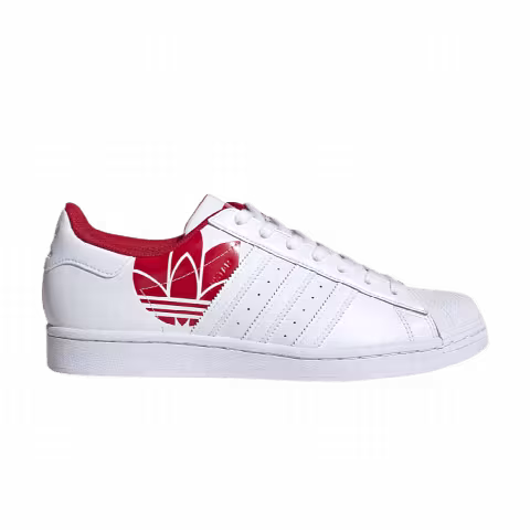 Adidas Superstar 'Trefoil Print - Scarlet'