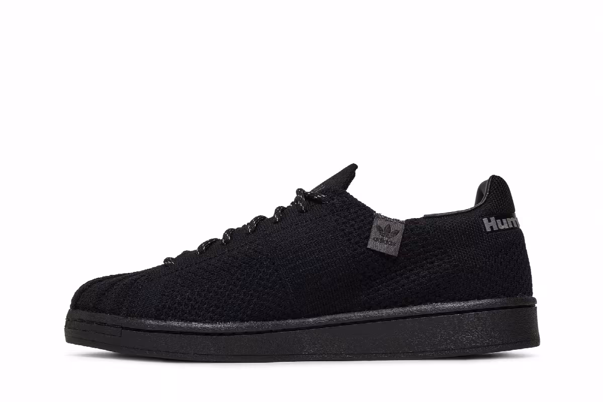 Pharrell x adidas Superstar Primeknit Black Future, view 4