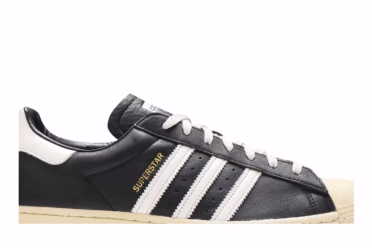 adidas Superstar Black White, view 3