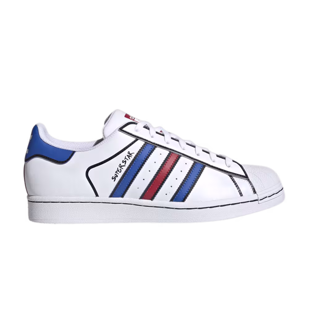 Adidas Superstar Graphic Print Style