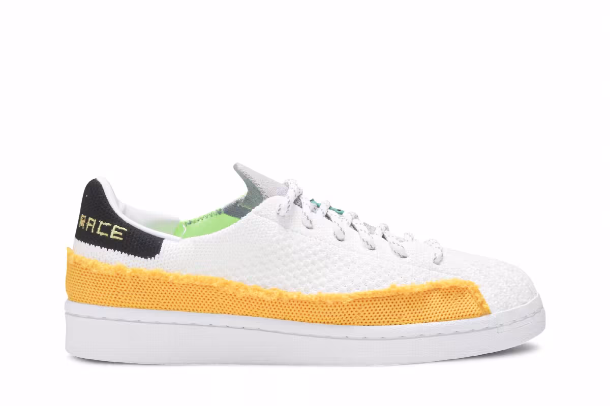 Pharrell x adidas Superstar Patchwork - White, view 2