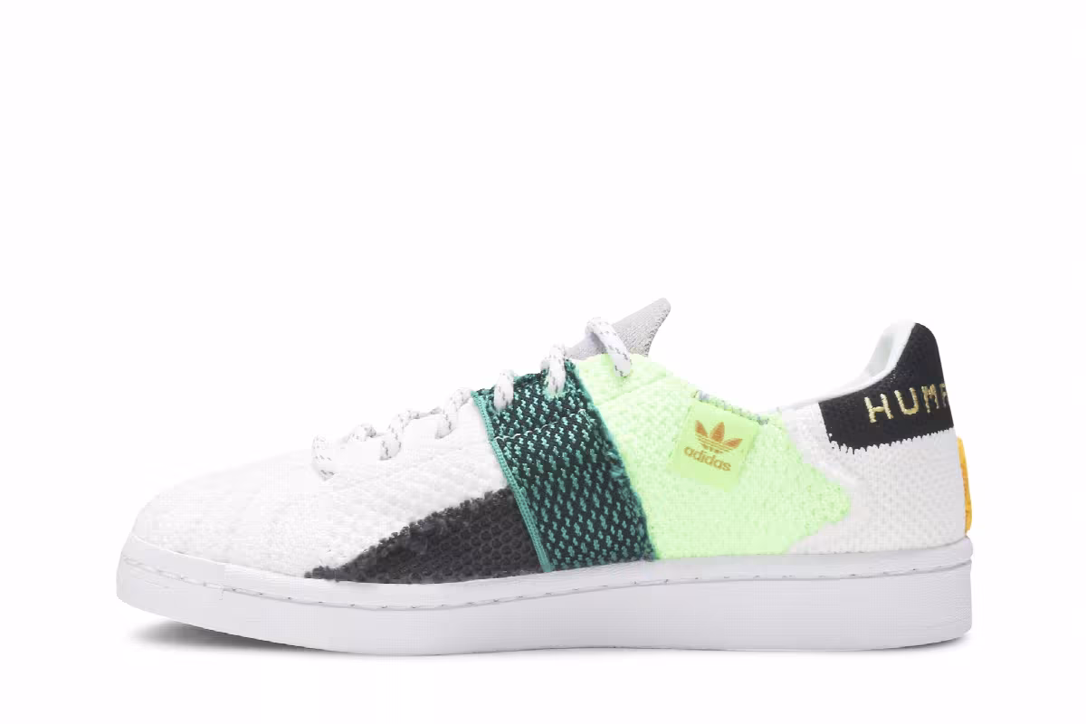 Pharrell x adidas Superstar Patchwork - White, view 4
