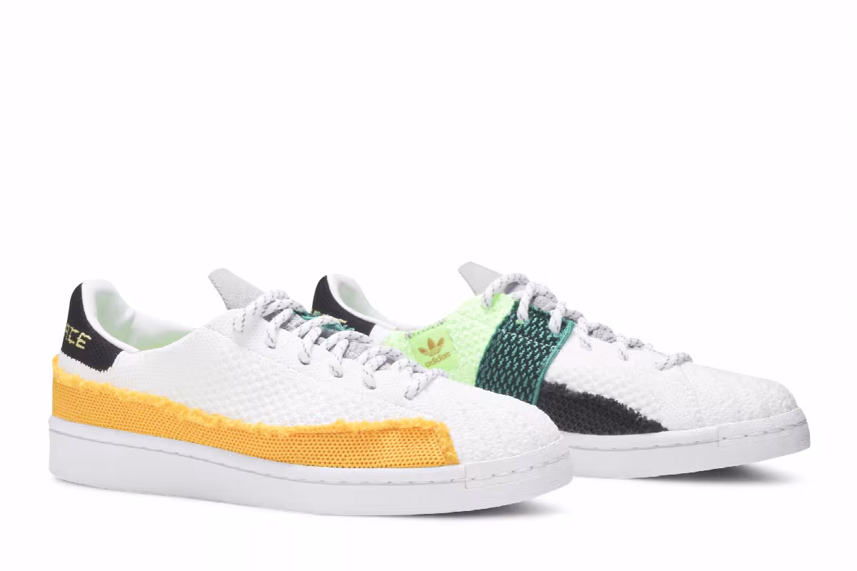 Pharrell x adidas Superstar Patchwork - White, view 9