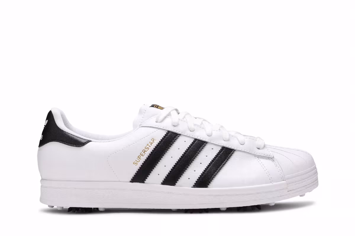 Adidas Superstar Golf White Core Black, view 2