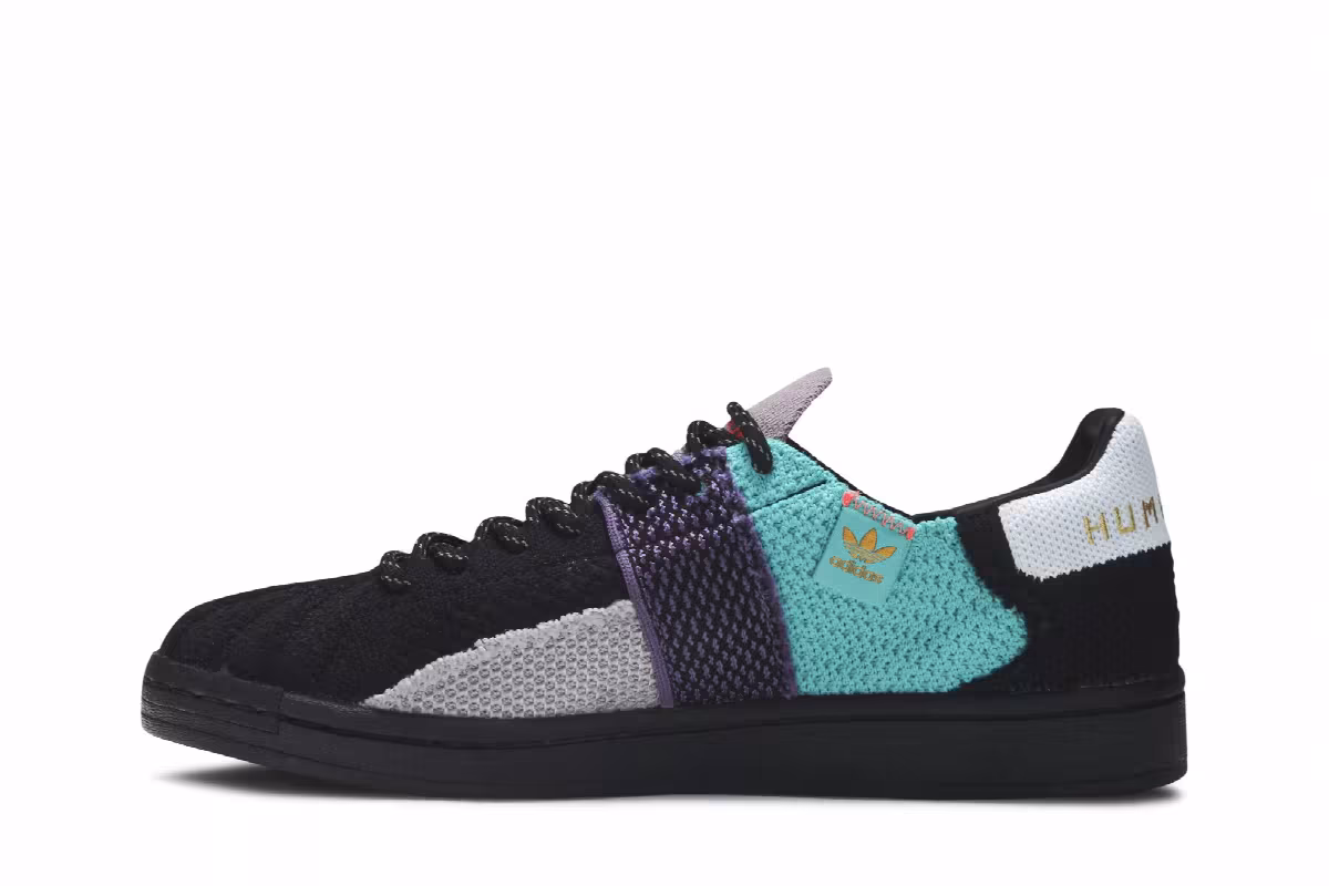Pharrell x adidas Superstar Patchwork - Black, view 4