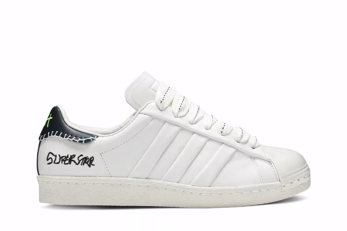 Jonah Hill x adidas Superstar White, view 2