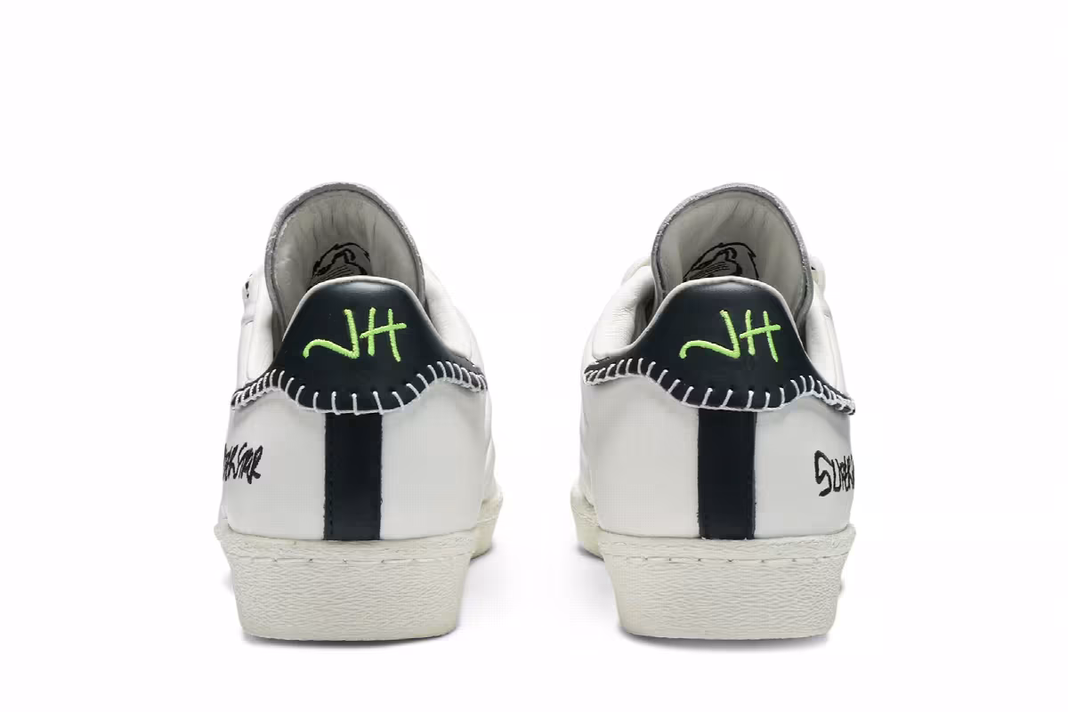 Jonah Hill x adidas Superstar White, view 7
