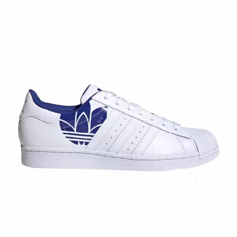 Adidas Superstar 'Trefoil Print - Royal Blue'