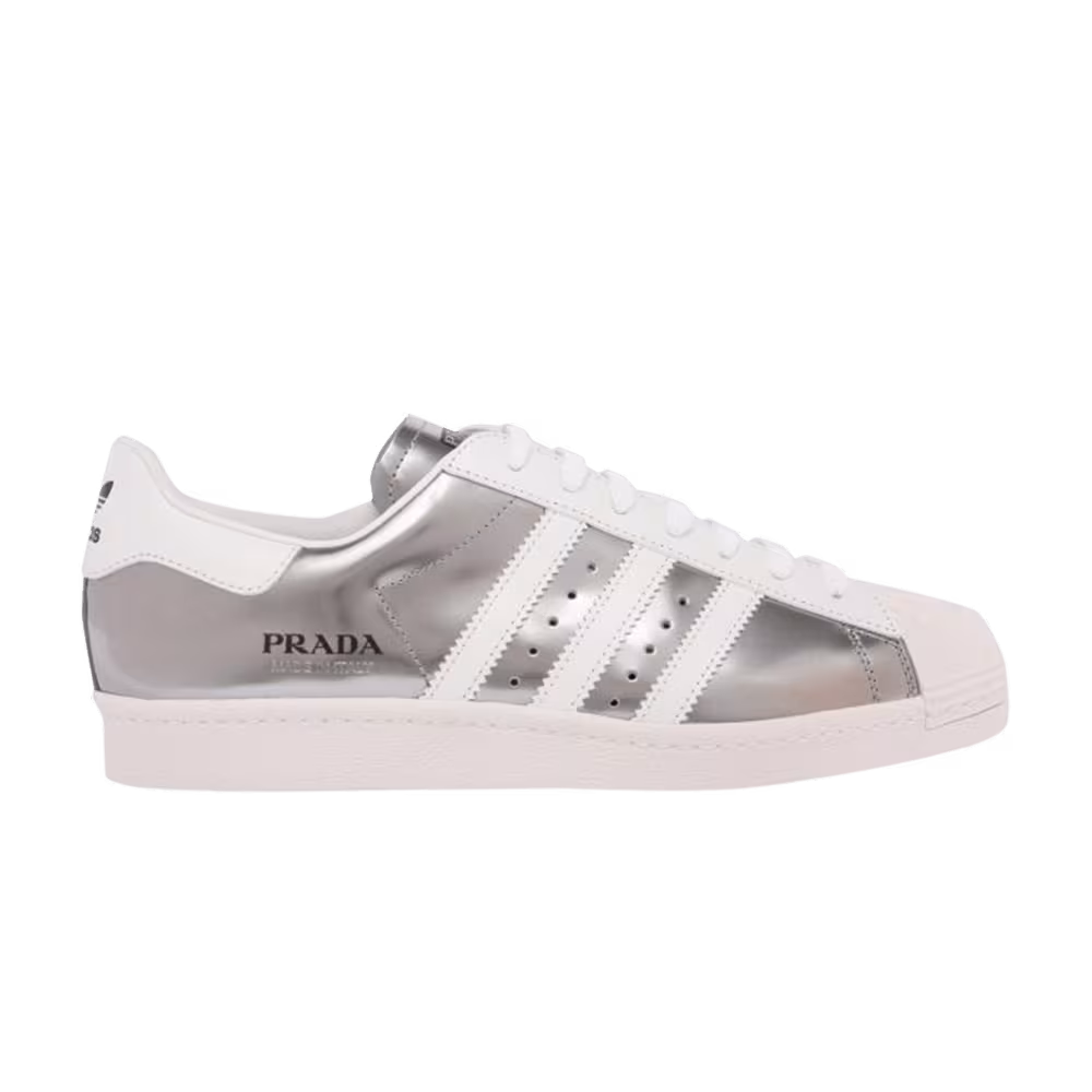 Prada x adidas Superstar Silver Metallic