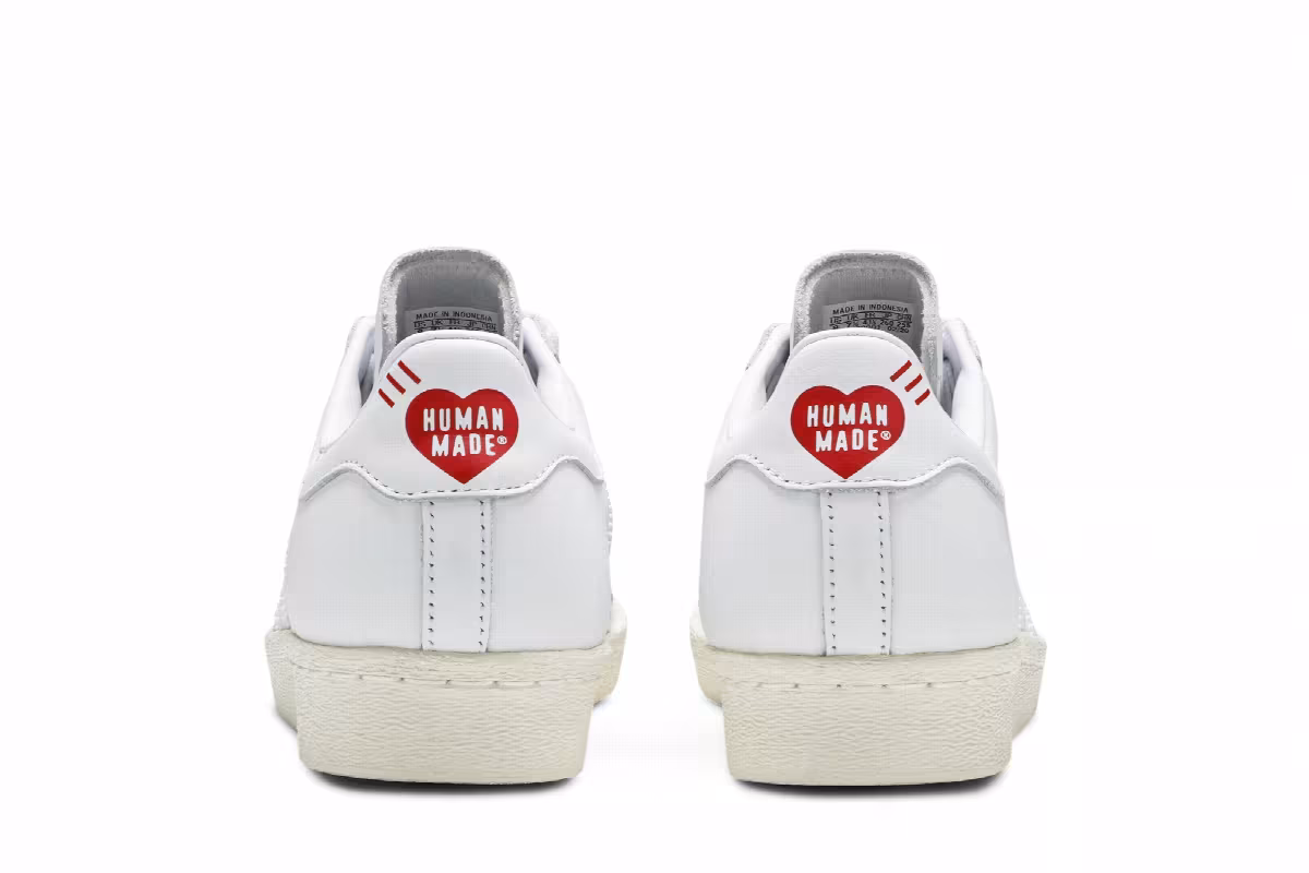 Human Made x adidas Superstar Gears For Futuristic Teenagers - White, view 7