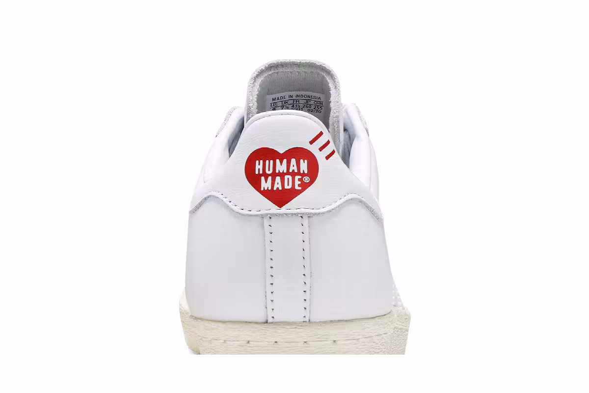 Human Made x adidas Superstar Gears For Futuristic Teenagers - White, view 8
