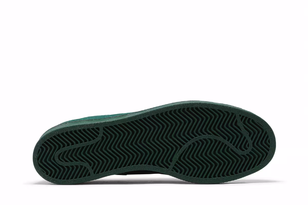 Pharrell x adidas Superstar Primeknit Dark Green, view 5