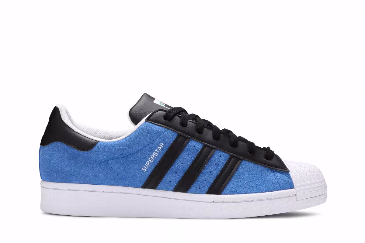 Adidas Superstar Blue Core Black, view 2