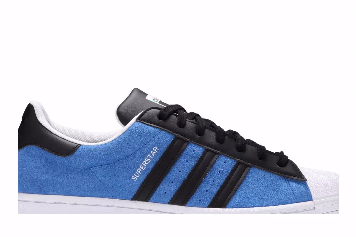Adidas Superstar Blue Core Black, view 3