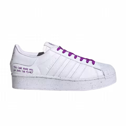 Adidas Superstar Bold 'Clean Classics Collection - White Shock Purple'