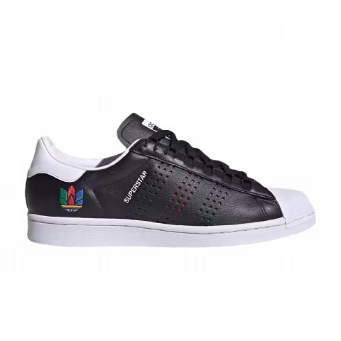Adidas Superstar 'Colorful Trefoil - Core Black'
