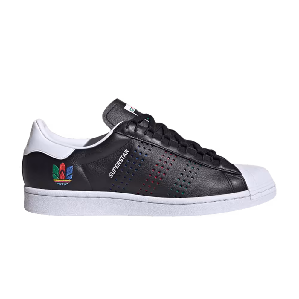 Adidas Superstar Colorful Trefoil - Core Black