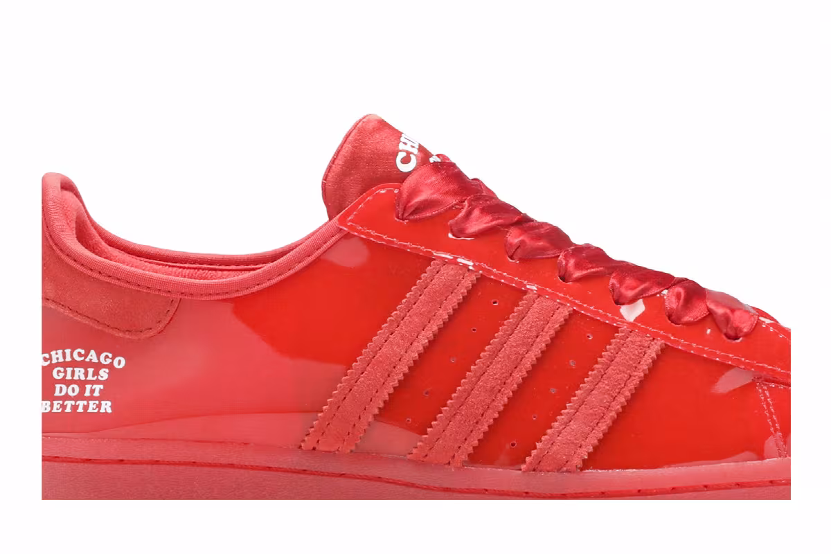 Fat Tiger Workshop x adidas Superstar Chicago Girls Do It Better, view 3