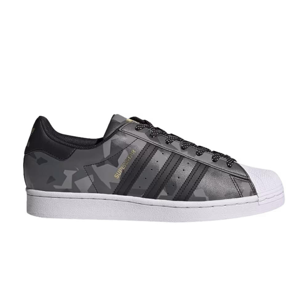 Adidas Superstar Black Gold Camo