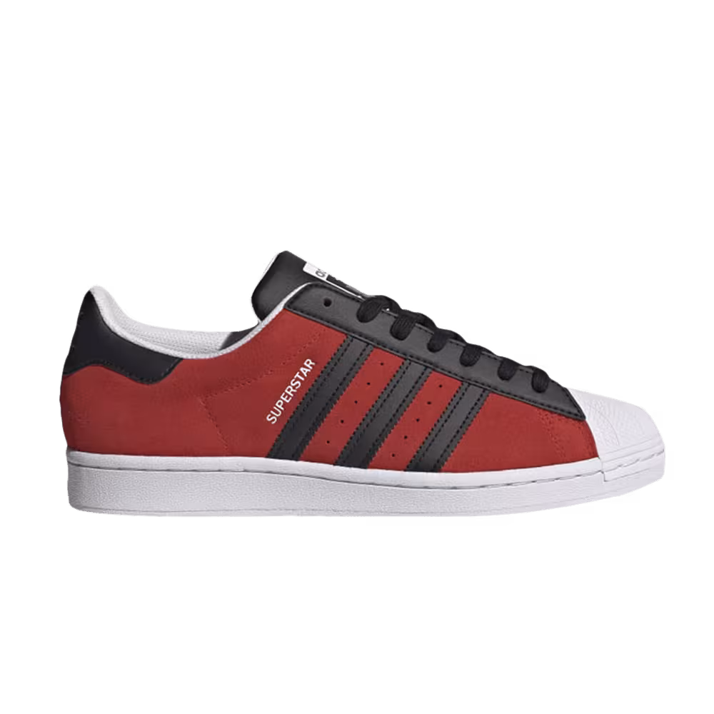 Adidas Superstar Red Core Black