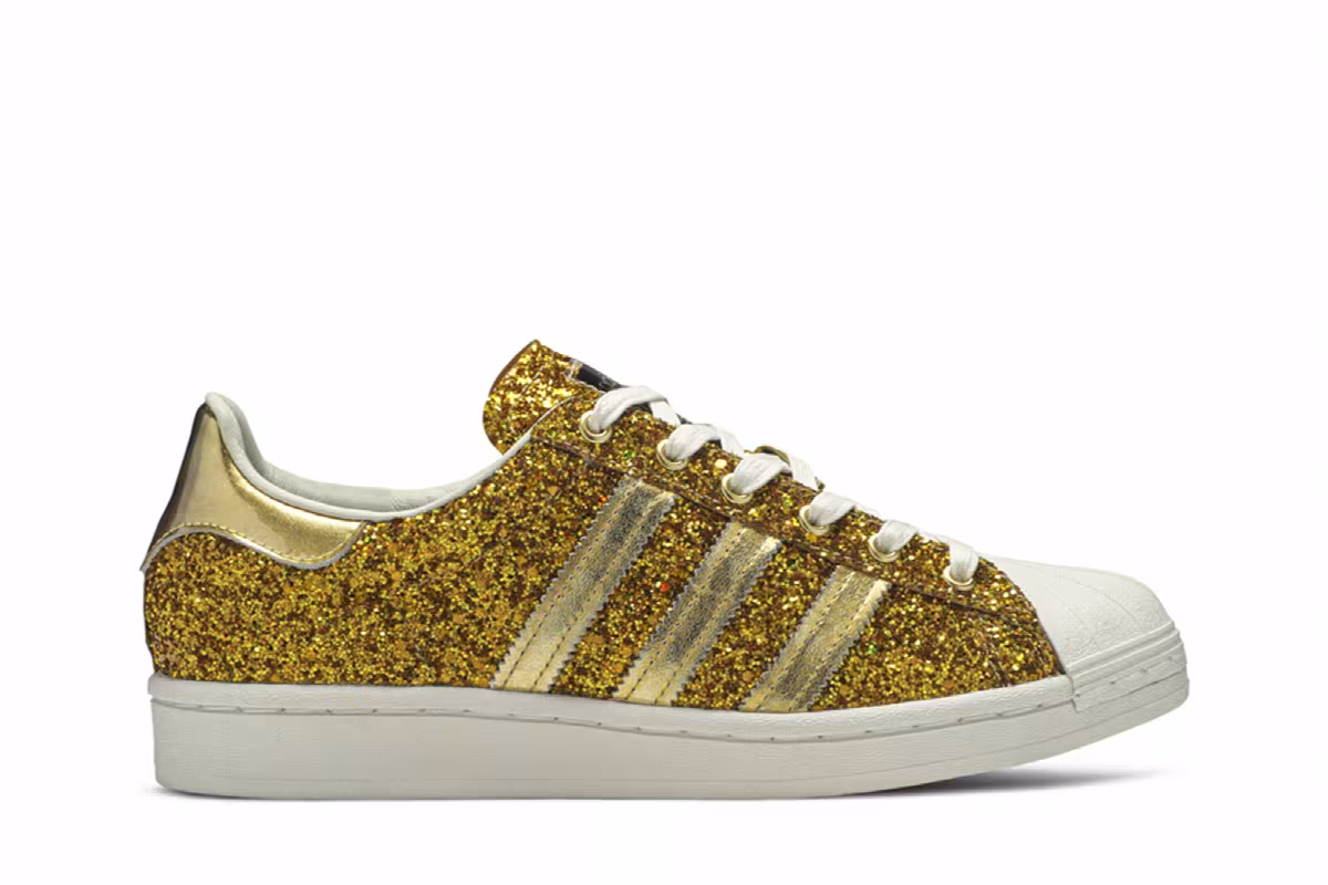 Adidas Women's Superstar Sparkling Gold, view 2