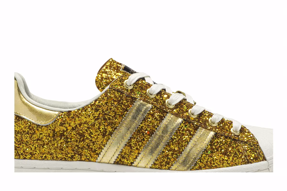 Adidas Women's Superstar Sparkling Gold, view 3