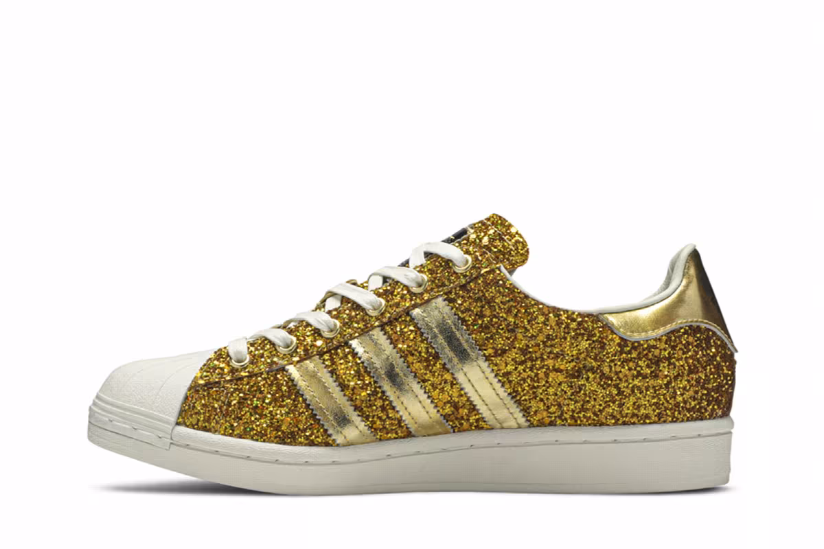 Adidas Women's Superstar Sparkling Gold, view 4