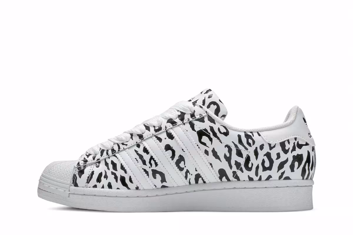 adidas Women's Superstar Cheetah Print, view 4