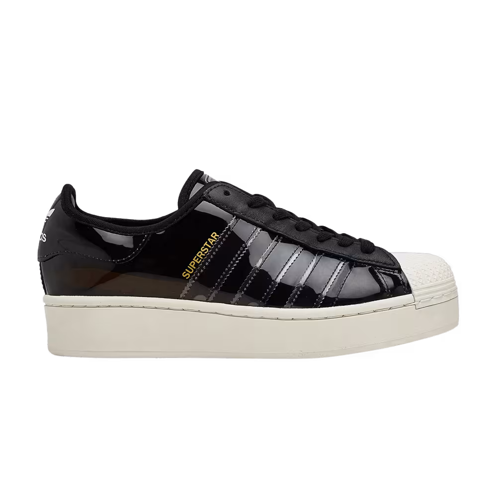 Adidas Women's Superstar Bold Black Off White