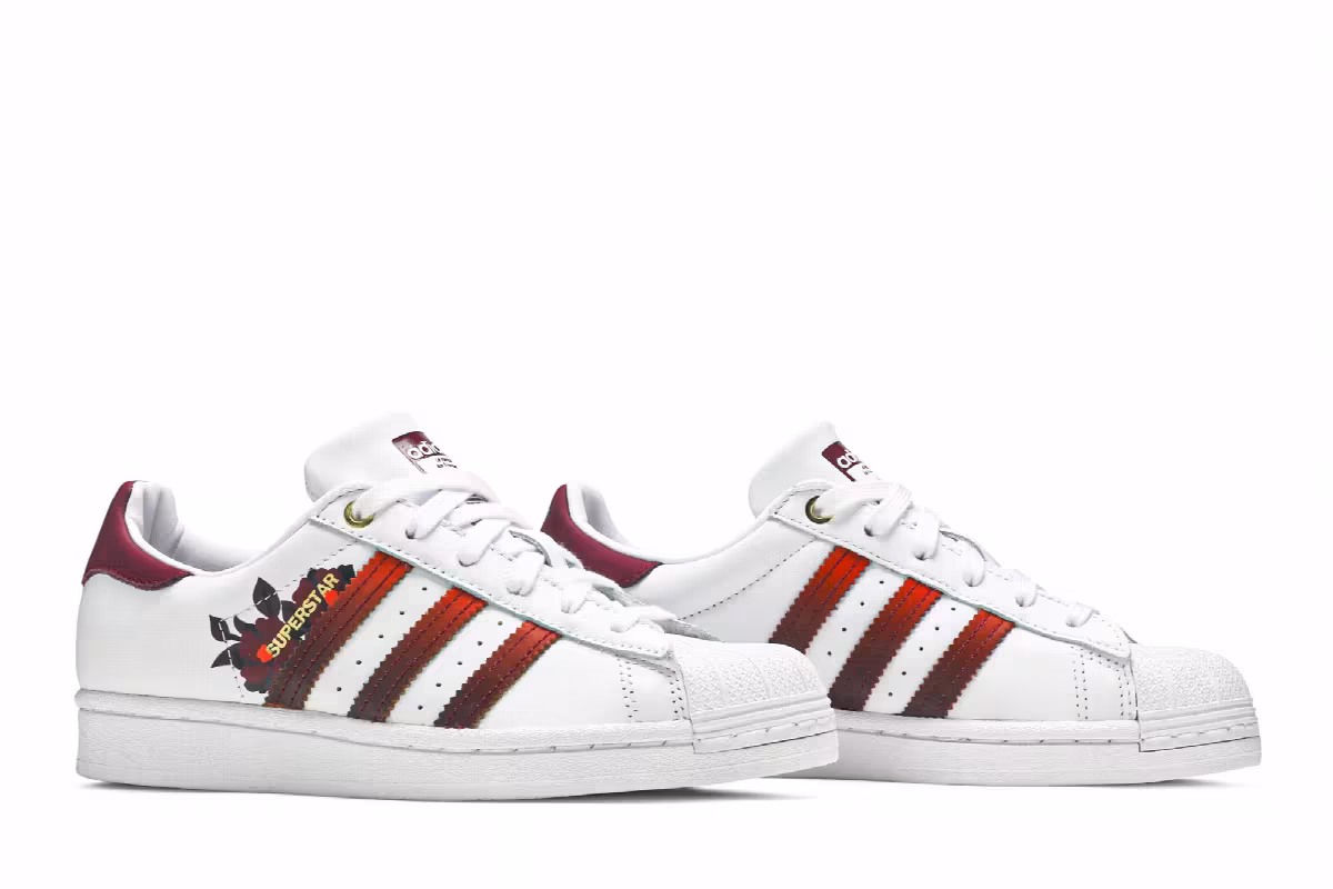 Her Studio London x adidas Women's Superstar Autumn Floral, view 9