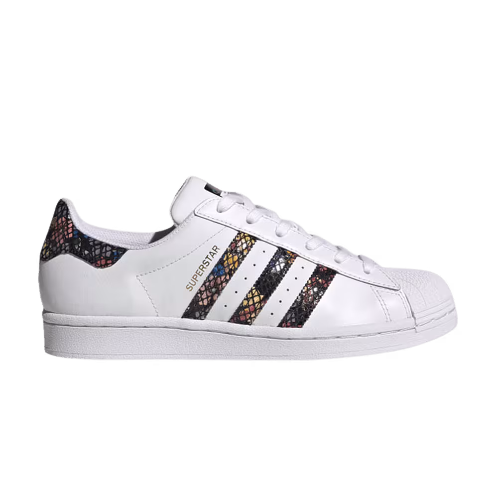 Adidas Women's Superstar Floral Twist Stripes