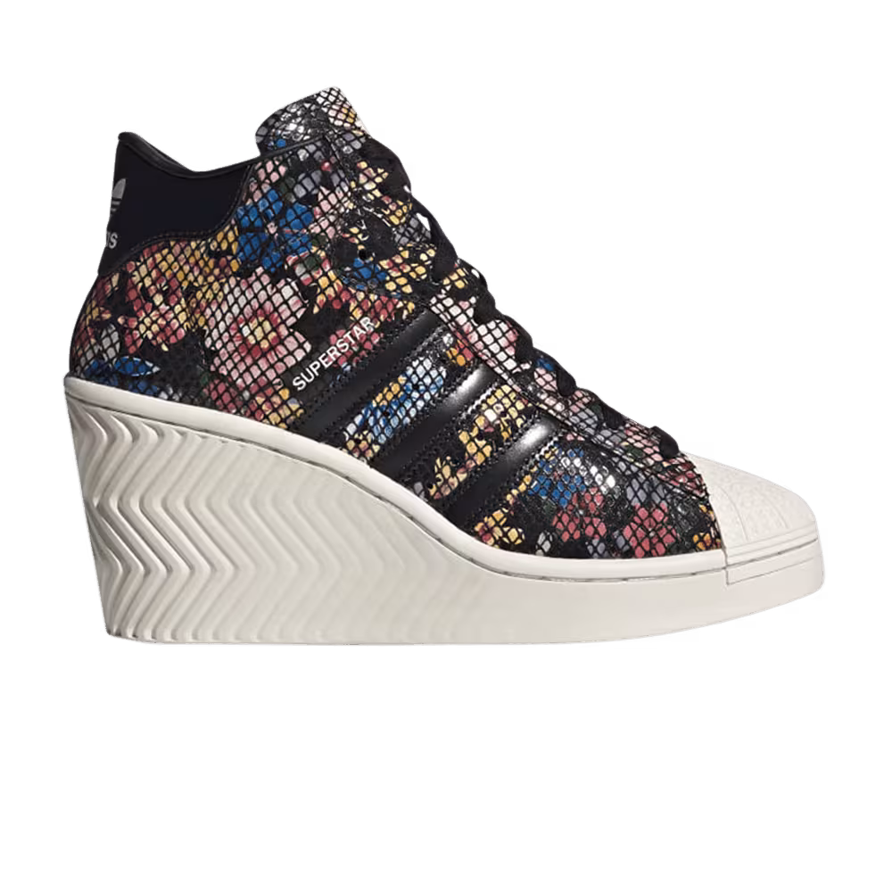 Adidas Women's Superstar Ellure Floral Snakeskin Print