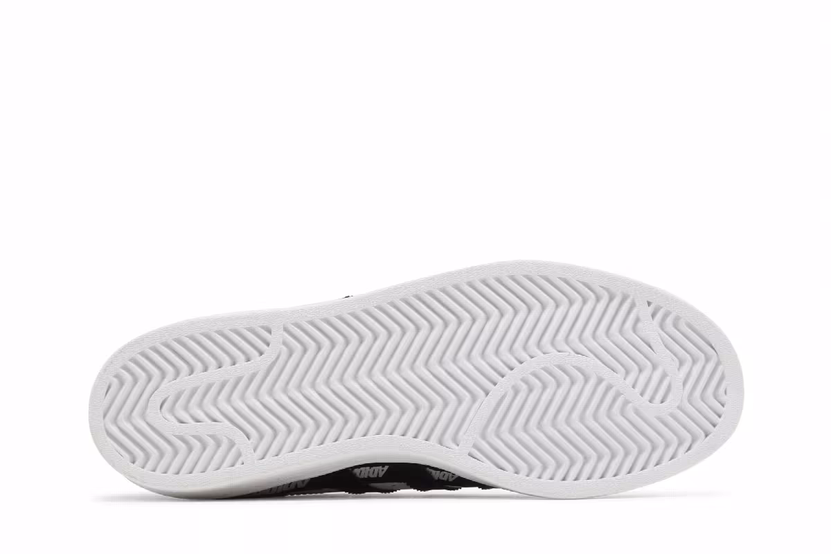 Adidas Superstar J Wordmark Heel Stripe - Cloud White, view 5