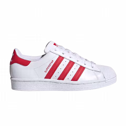 Adidas Superstar J 'White Scarlet'