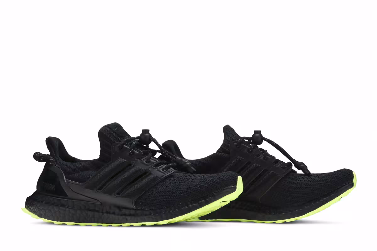Ivy Park x adidas UltraBoost Black Hi-Res Yellow, view 9