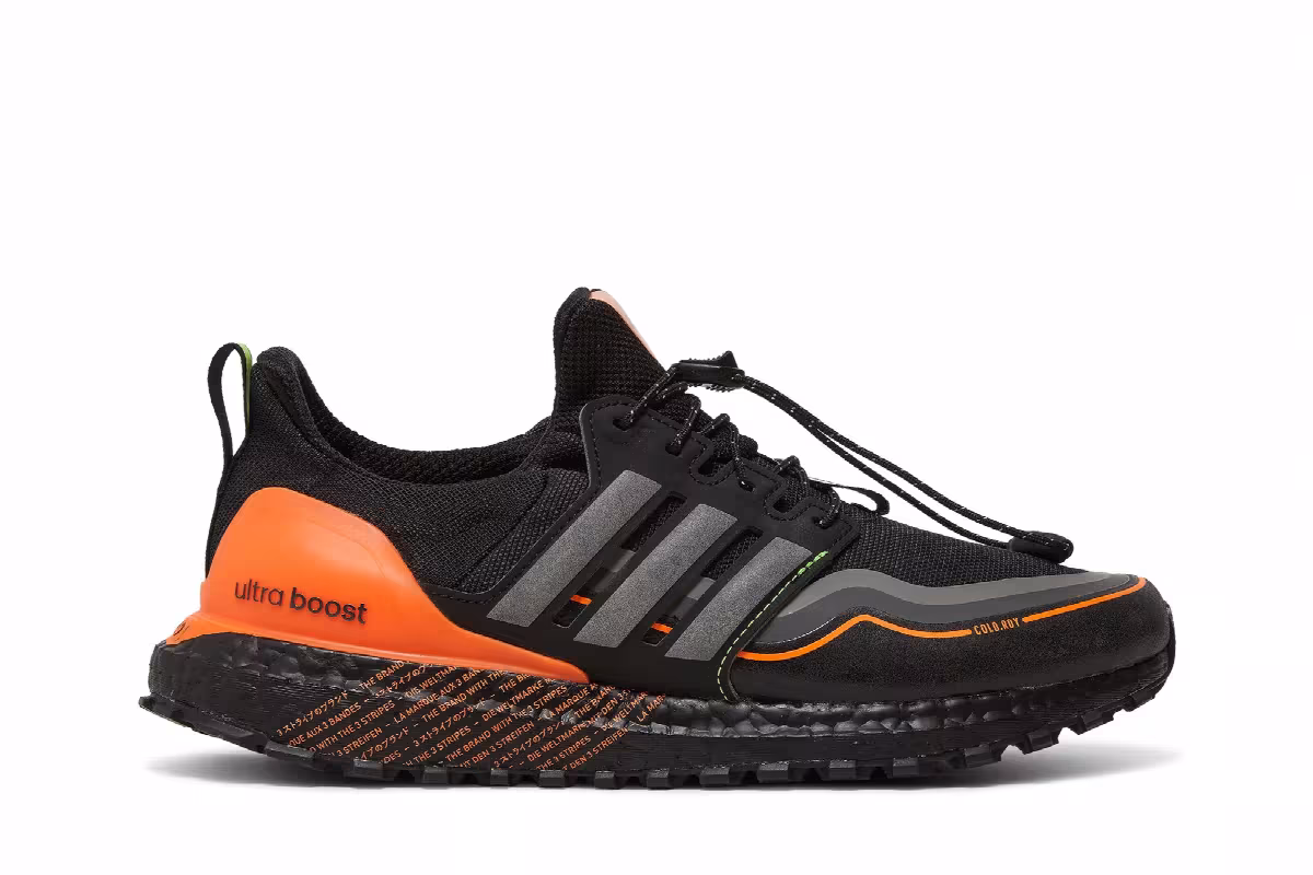 adidas UltraBoost Cold.RDY Black Orange, view 2