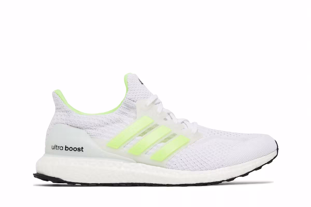 adidas UltraBoost 5.0 DNA Glow In The Dark - White Signal Green, view 2
