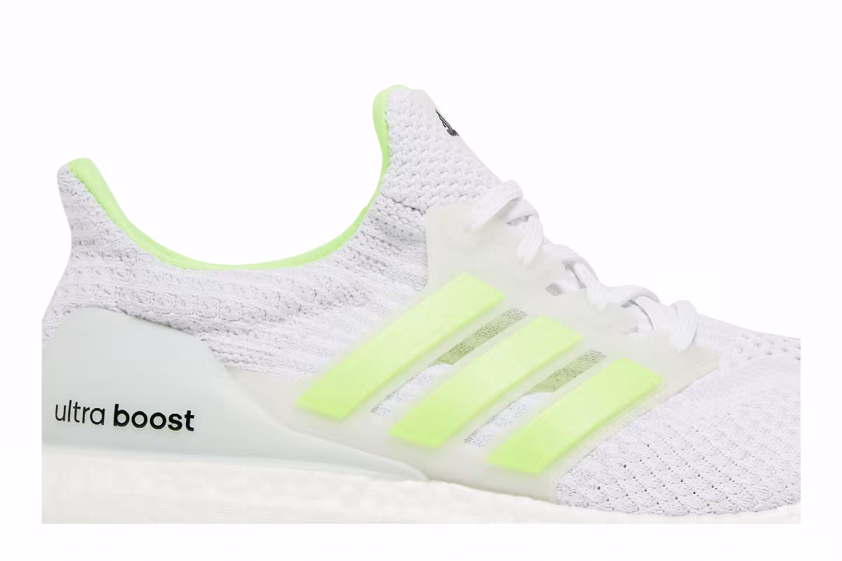 adidas UltraBoost 5.0 DNA Glow In The Dark - White Signal Green, view 3