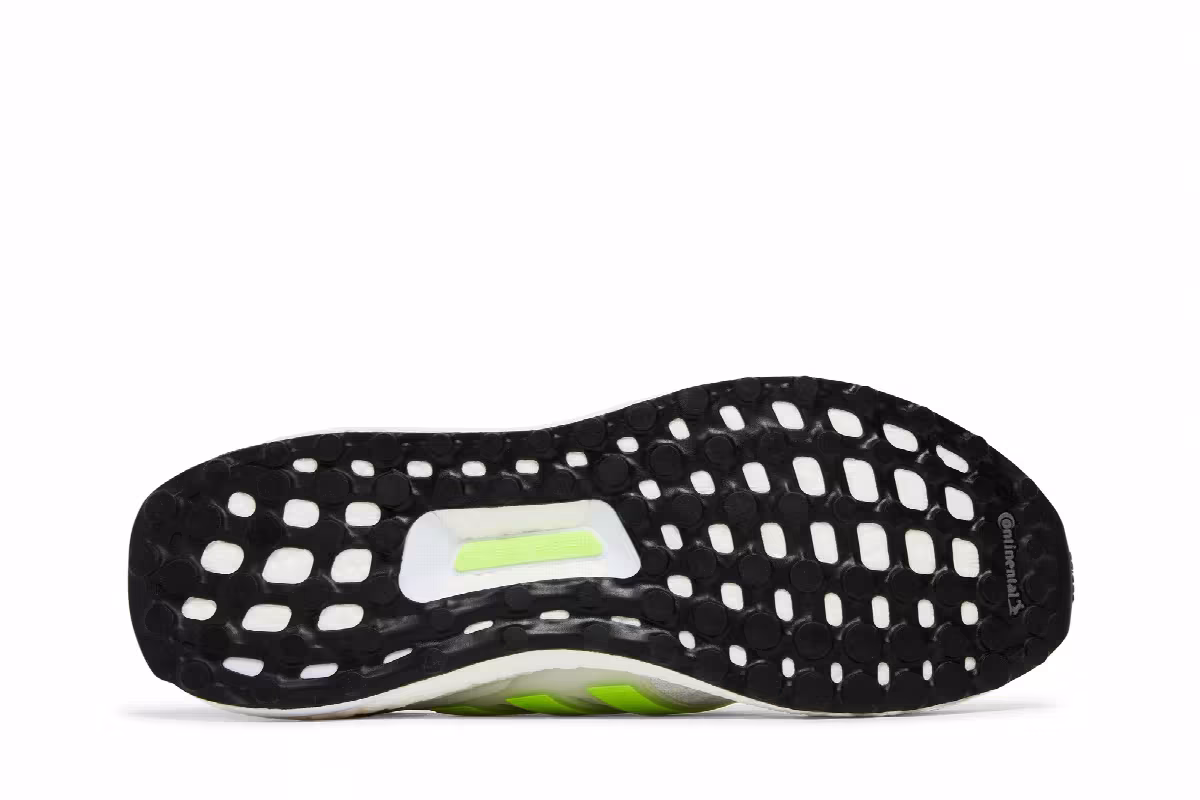 adidas UltraBoost 5.0 DNA Glow In The Dark - White Signal Green, view 5