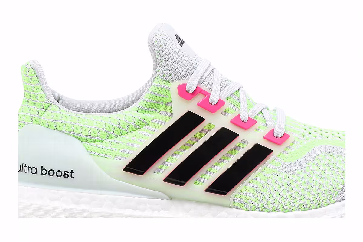 adidas UltraBoost 5.0 DNA Dash Grey Signal Green, view 3