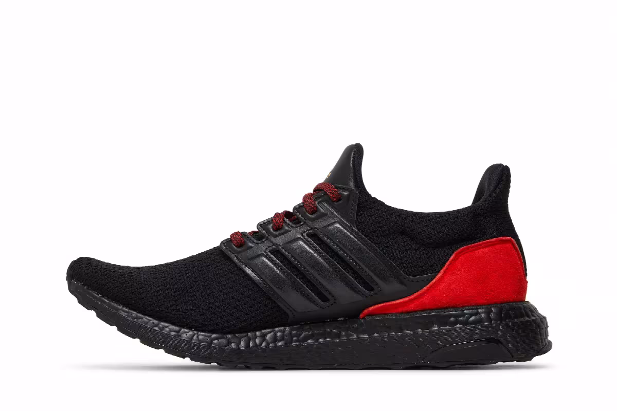 adidas UltraBoost DNA Black Red, view 4