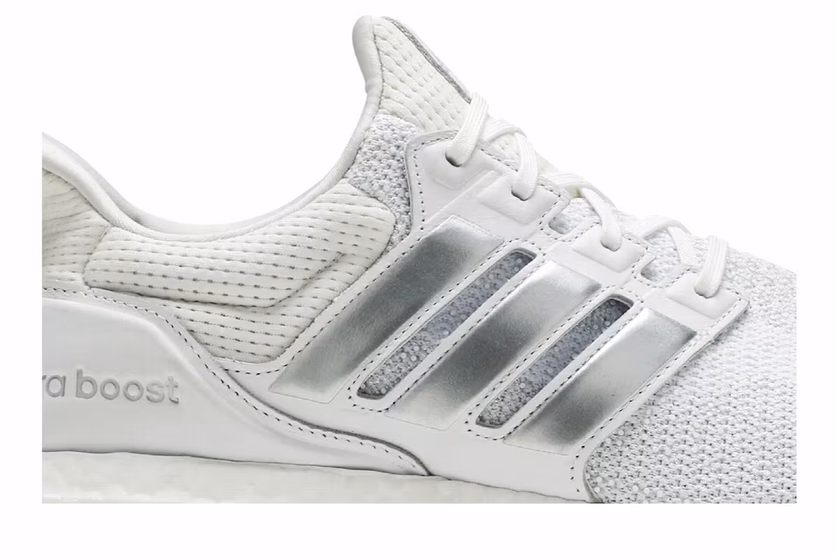 adidas UltraBoost DNA White Silver Metallic, view 3