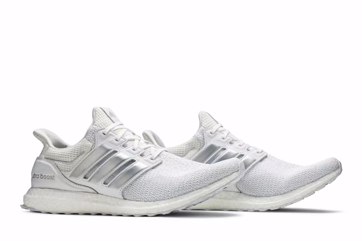 adidas UltraBoost DNA White Silver Metallic, view 9