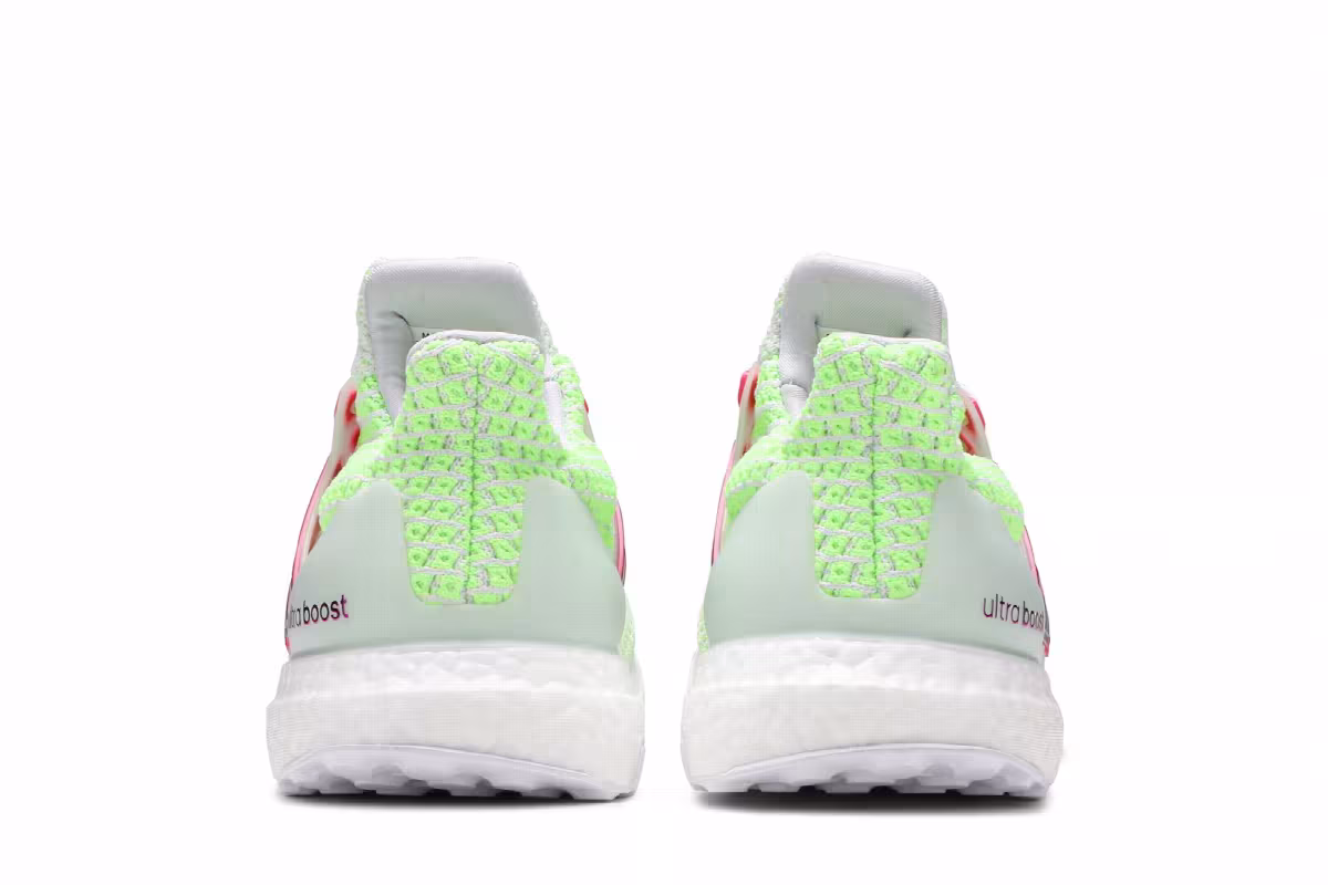 adidas Women's UltraBoost 5.0 DNA Glow In The Dark - White Black, view 7