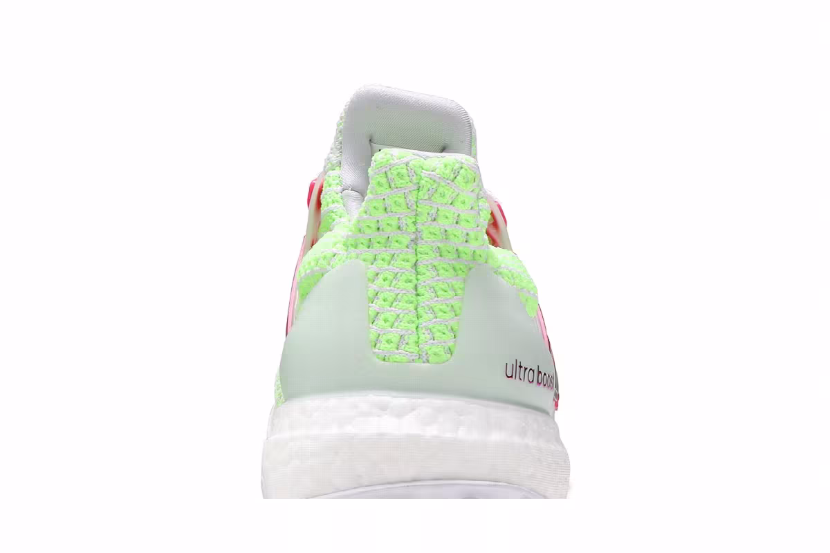 adidas Women's UltraBoost 5.0 DNA Glow In The Dark - White Black, view 8