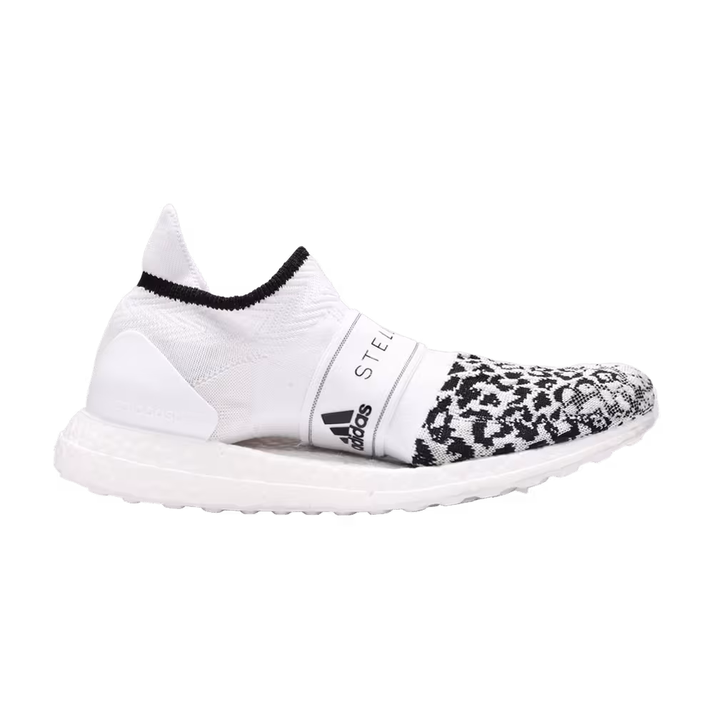 Stella McCartney x adidas Women's UltraBoost X 3D Knit White Leopard Print